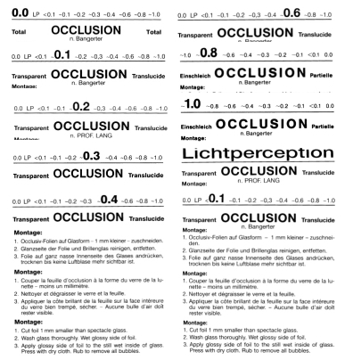 WIRU Okklusivfolien-Sortiment